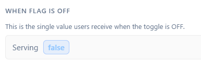 Off variation selector